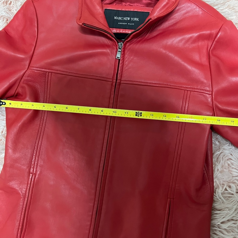 Red leather jacket - Picture 9 of 9